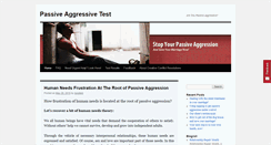 Desktop Screenshot of passiveaggressivetest.com